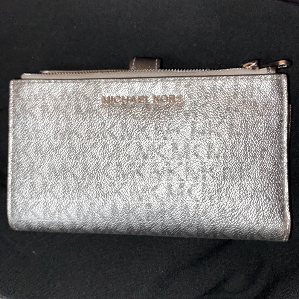 Silver Michael Kors Wrislet Wallet